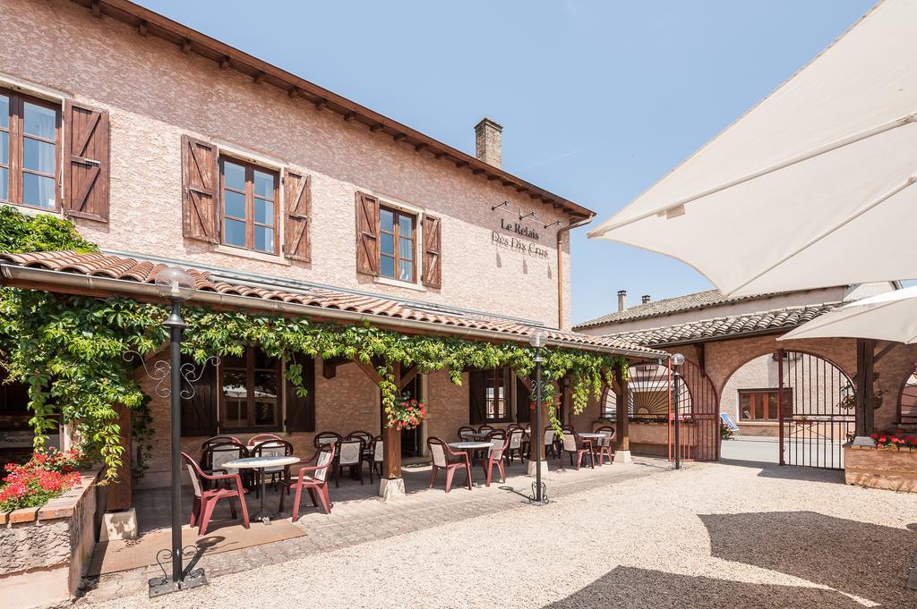 Le Relais Des Dix Crus - Logis Hotel B&B Corcelles-en-Beaujolais Εξωτερικό φωτογραφία